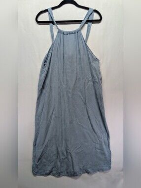 159.Light Blueish Gauze Summer Dress